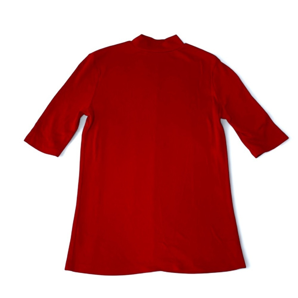 2/$30 A New Day Red Ribbed Cotton Modal Fitted Top SZ XS